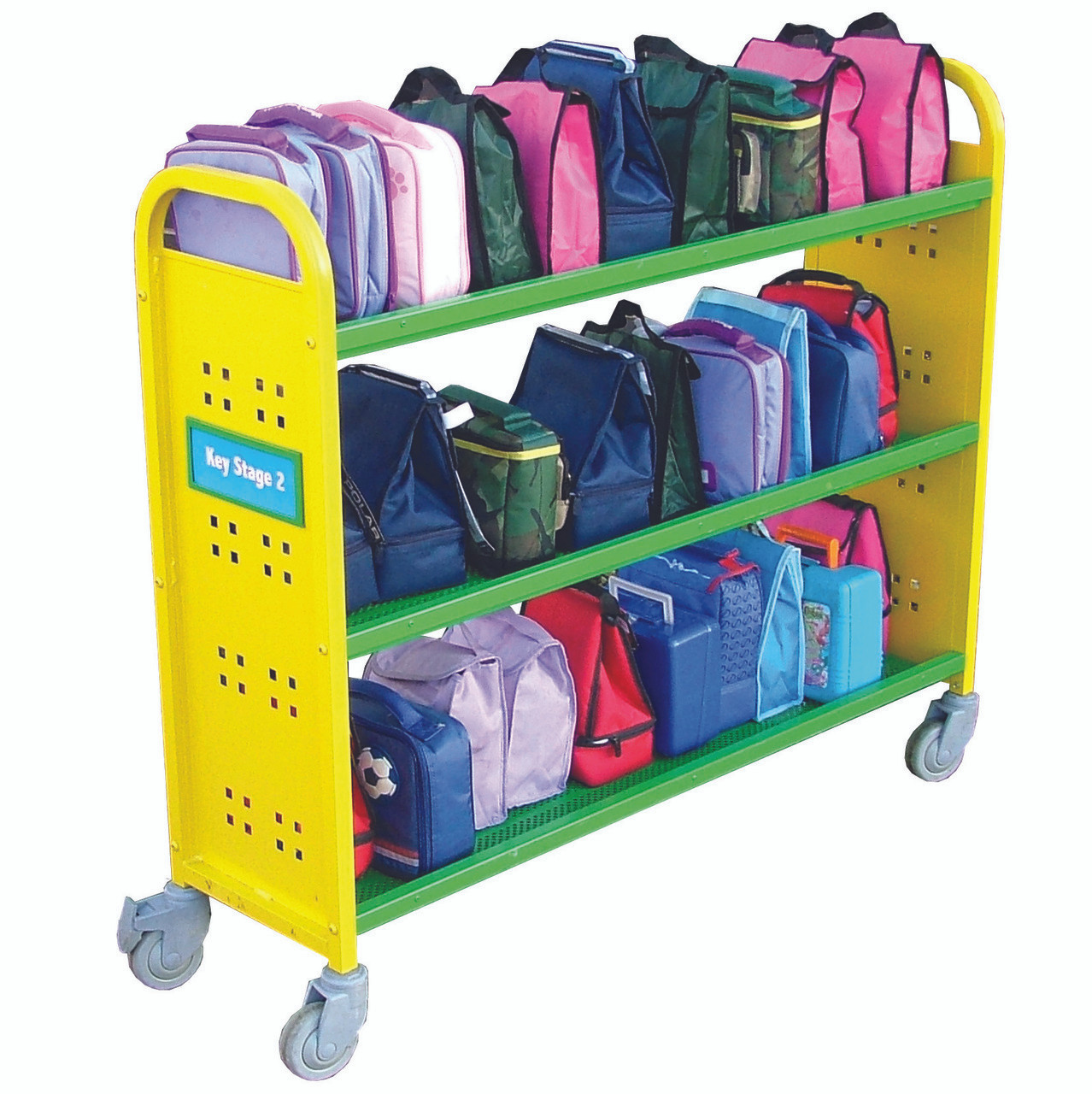 30 Box Aluminium  Lunch Box Trolley (2ALBN )