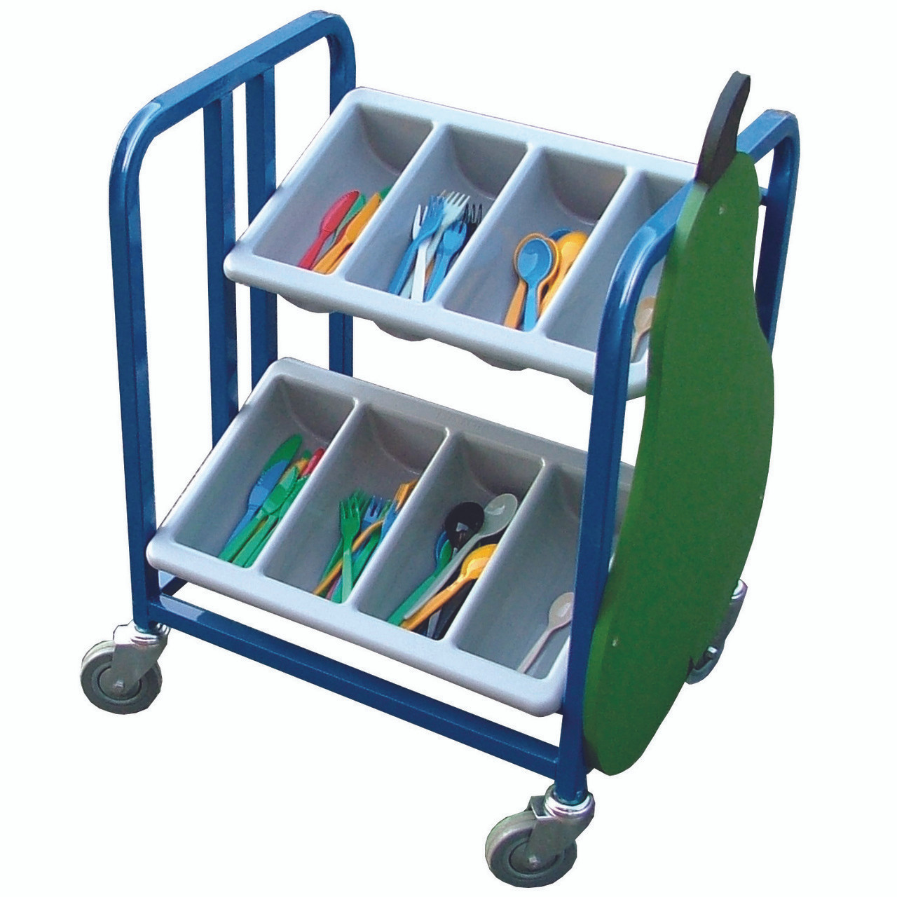 2 Tier Wheeled Cutlery Trolley (7KFJN)