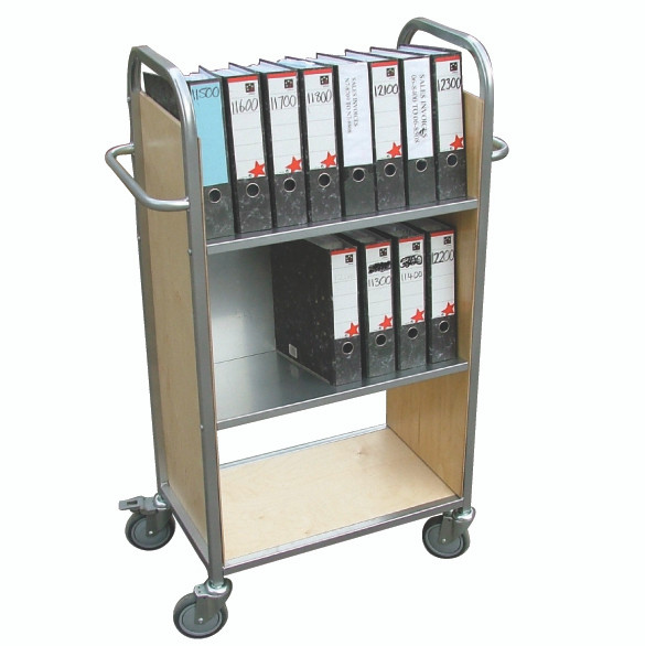 3 Shelf Trolley With Flat Base (ALF72)