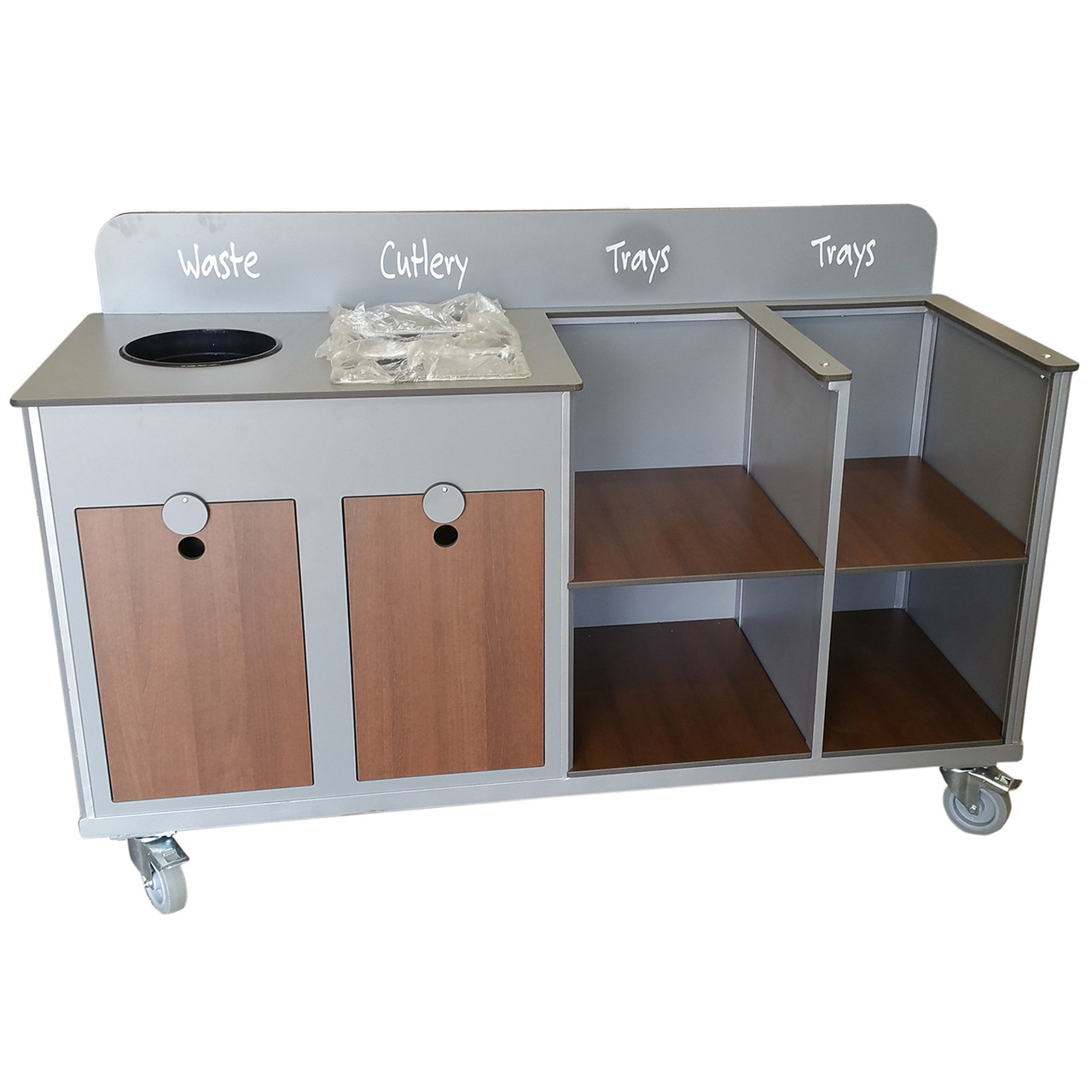 Aqua Smart Twin Tray Clearing Trolley (CTT13)