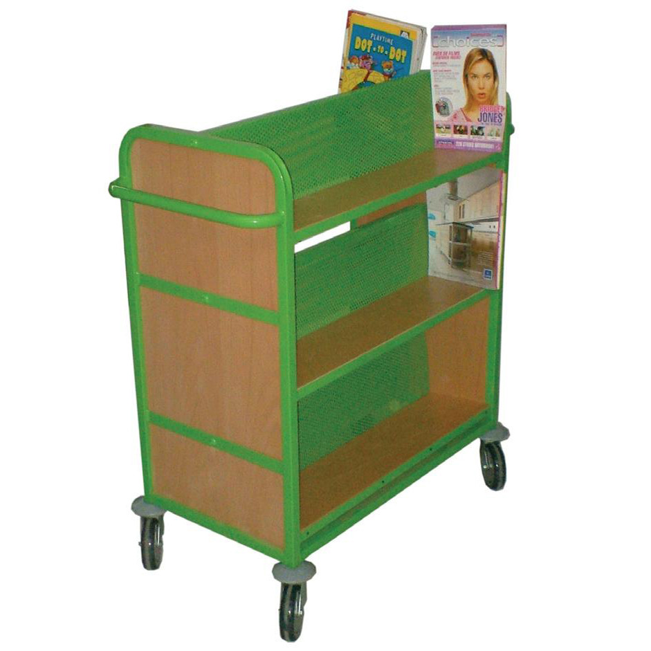 Double Sided Book Trolley (AT4)