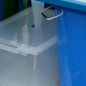 Large Stainless Steel Waste Trolley (7SSC1)