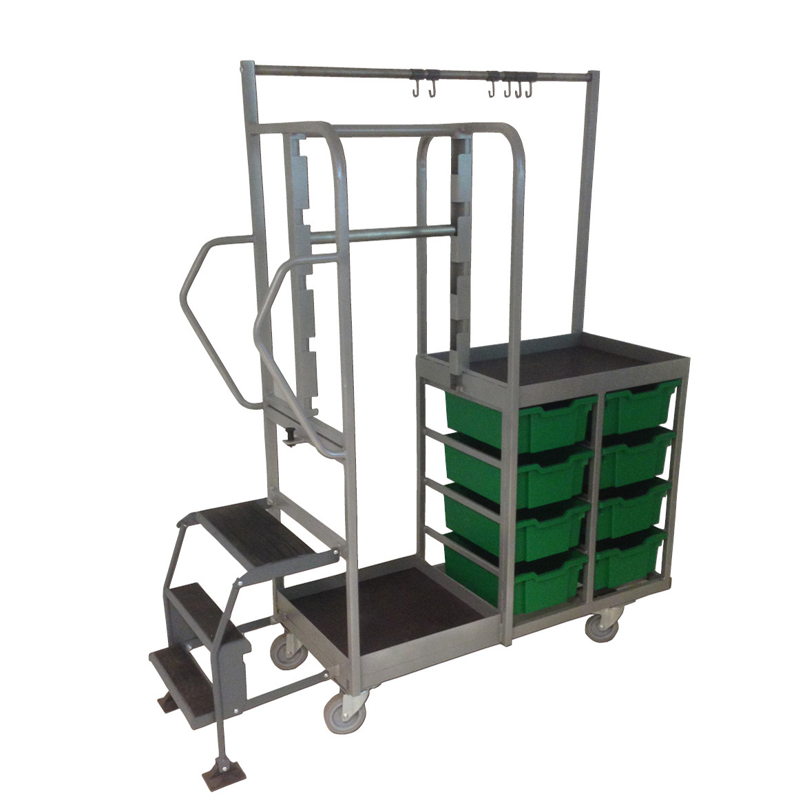 Clothes Rail Step Trolley With Drawers TB46 (Portfolio Item)