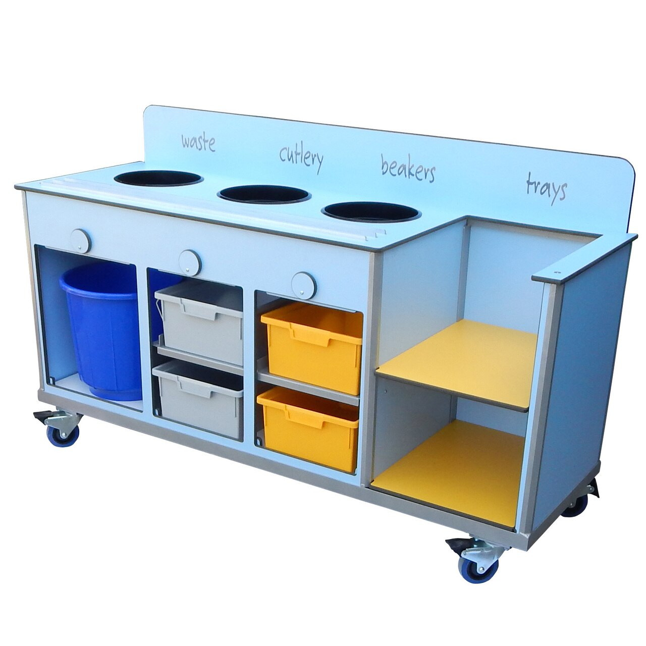 Medium Aqua Smart Clearing Trolley (CTT05/CTT03 /CTT07W)