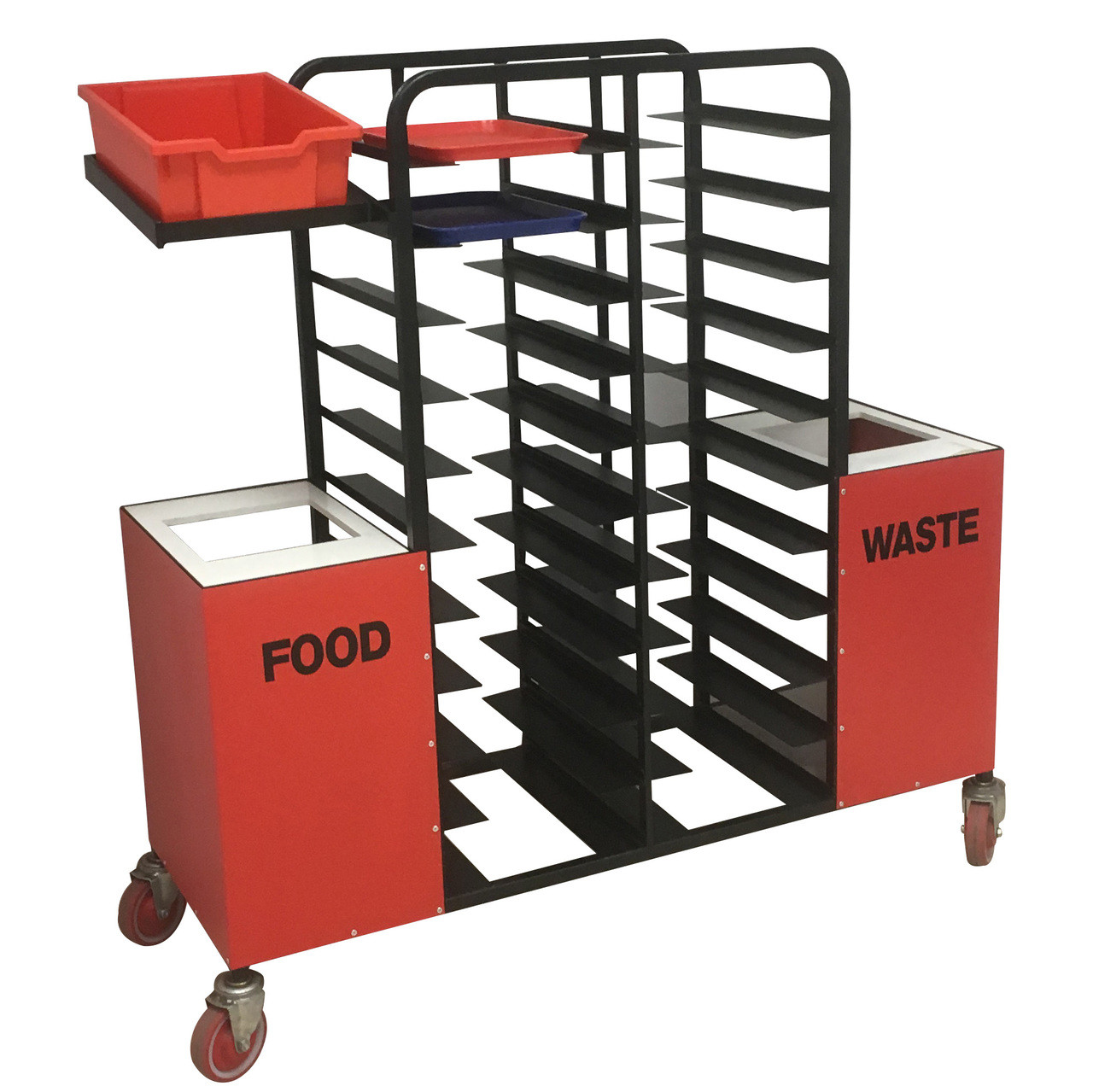 Tray With Bin Collection Trolley (7TRVN/ 9TRBN)