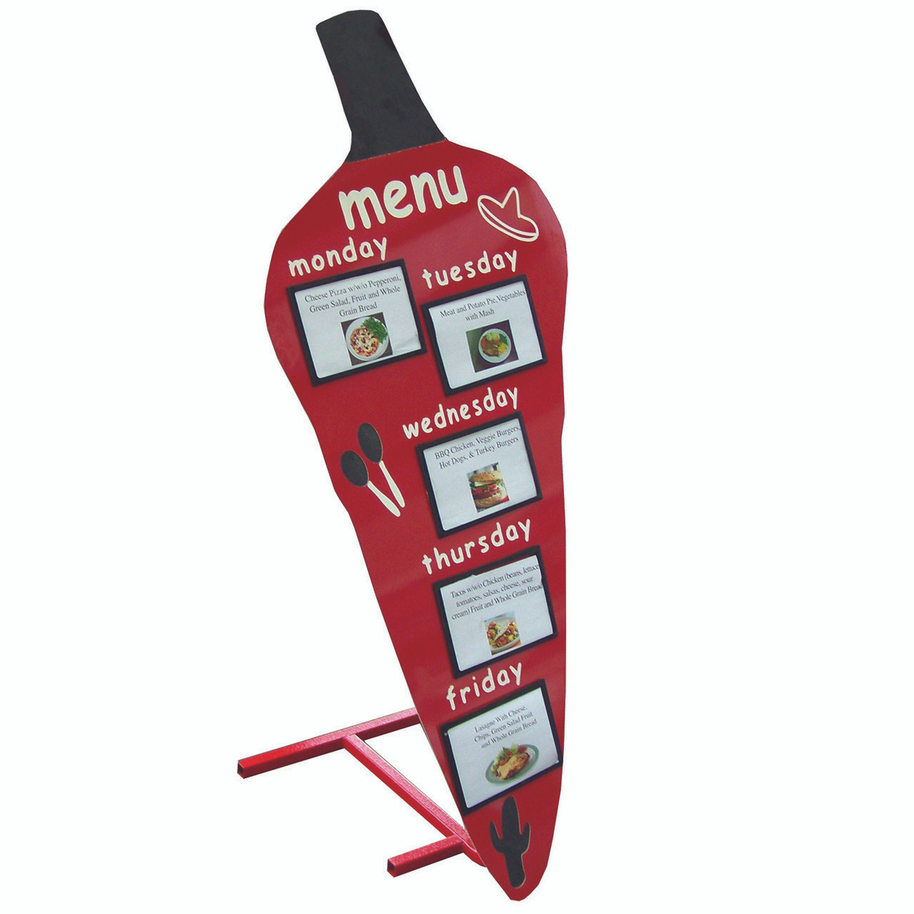The Chilli School Menu Board (12MENN)