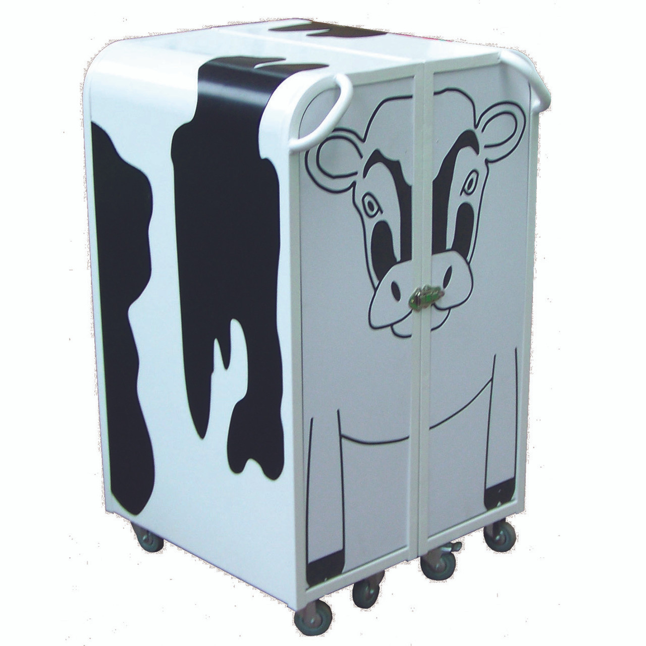 Lock in Lunch Box Trolley Cow Design (1CWN)
