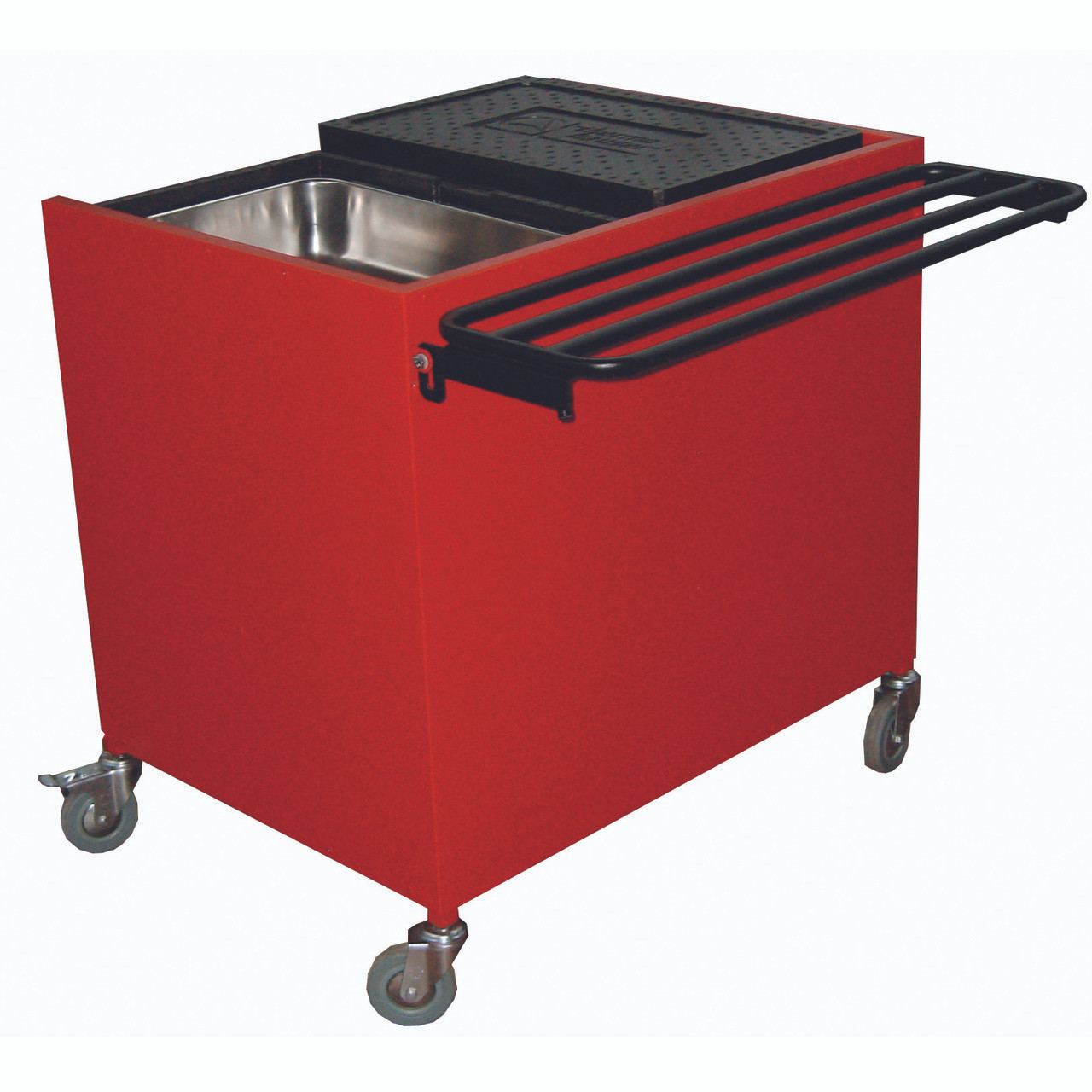 Medium Hot Box Trolley With Tray Rail (1HBTN)