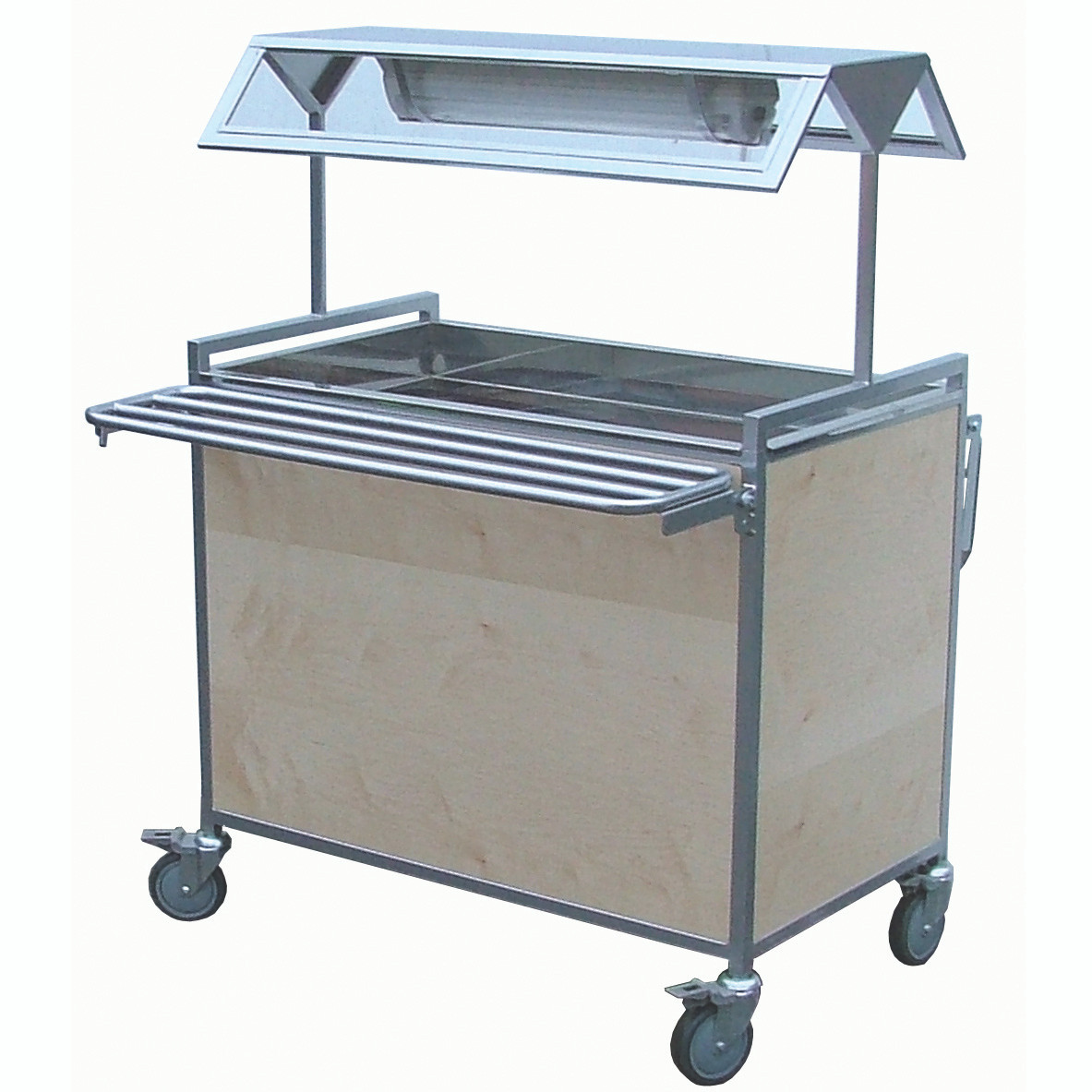 Wood Double Sided Salad Bar (1WGTJN)