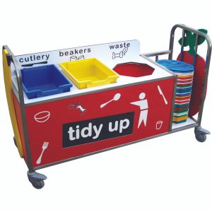 Medium Stainless Steel Waste Trolley (1SSJN)