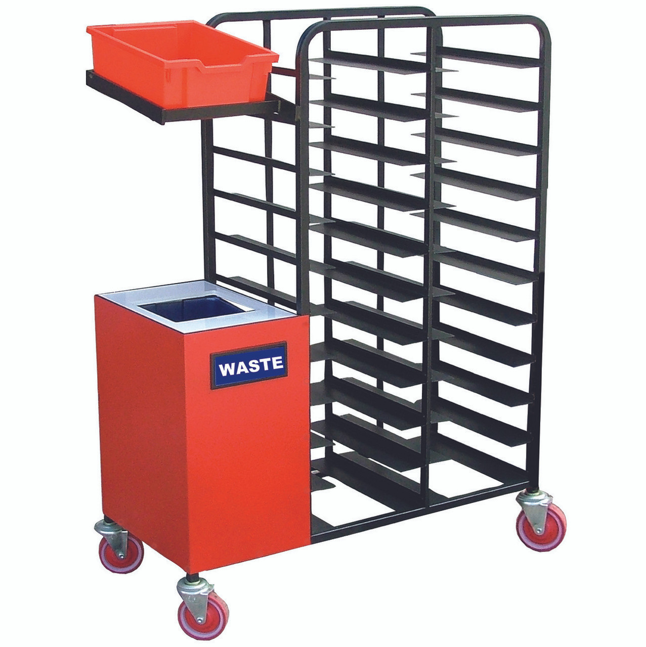 Tray With Bin Collection Trolley (7TRVN/ 9TRBN)