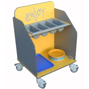 Aqua Smart Cutlery and Tray Trolley (CCT01)