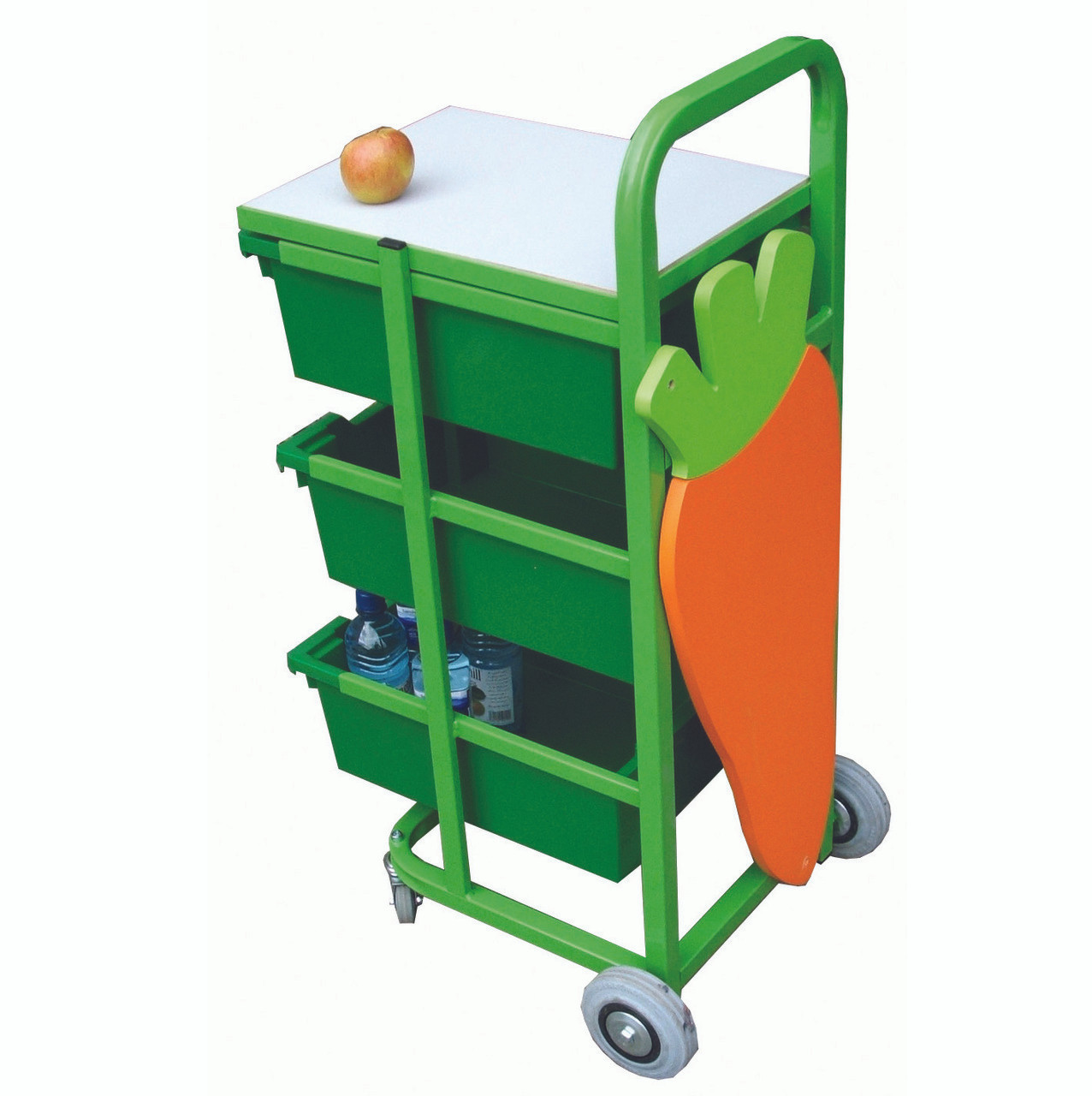 Mobile 3 Drawer Fruit Trolley (4FTJN)