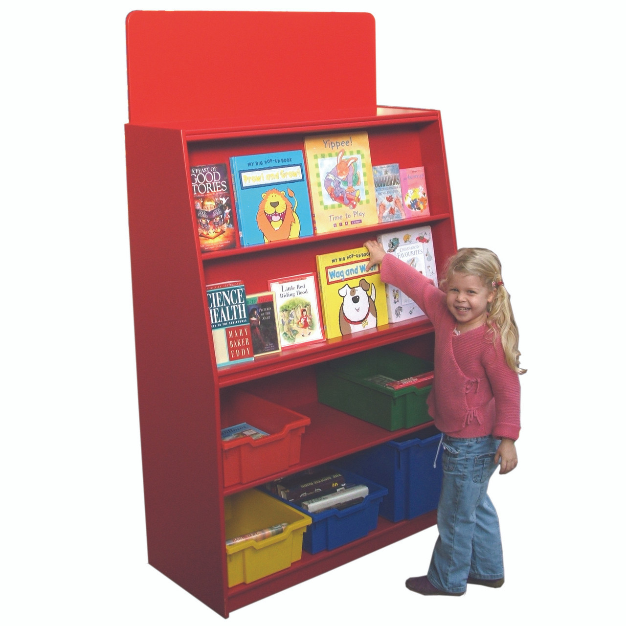 4 Shelf Book Display & Storage Unit (DB7)