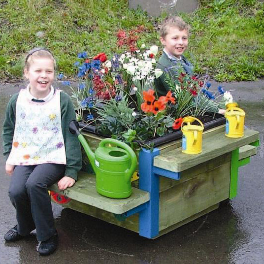 Garden Planter Box With Bench 4 or 6 (EGP5 / JBEN6S)