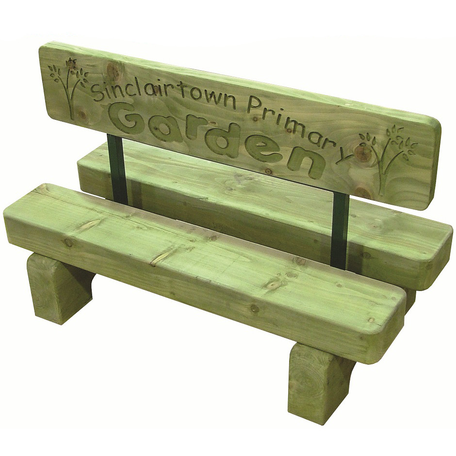 Wooden School Garden Bench (BEN1)