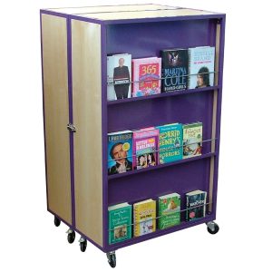 Mirrored Bookcase Unit (1MKF)