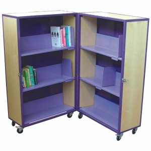Mobile Bookcase Cupboard Library (MBLB4)