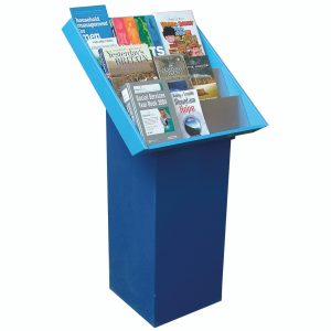 Pedestal Book Display Unit With Cupboard (BBD2)