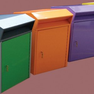 2 Part Metal Book Returns Bin (BRNOH4)