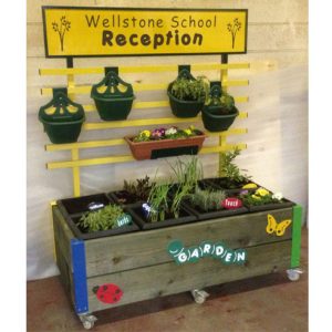 Classroom Garden Package - 4 planters and watering trolley.