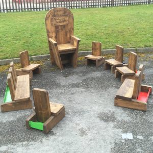 Fairy Tale Outdoor Story Time Seating Set  (FOCS1)