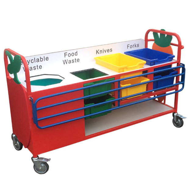 Large Waste Clearing Boxed End Trolley (32DSJN)