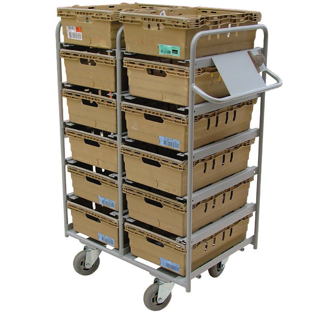 12 Box Aluminium Pick Trolley (BXAC12)