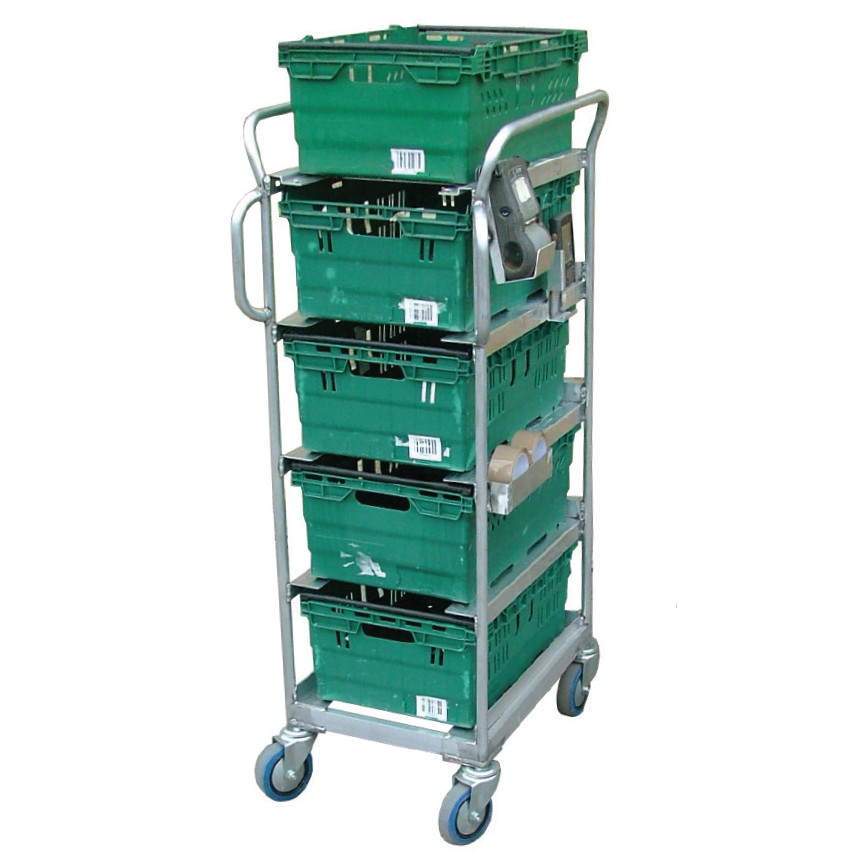 5 Box Aluminium Trolley (BXAP5)