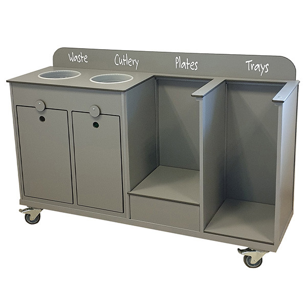 Medium Aqua Smart Clearing Trolley (Secondary Design) (CTT14)