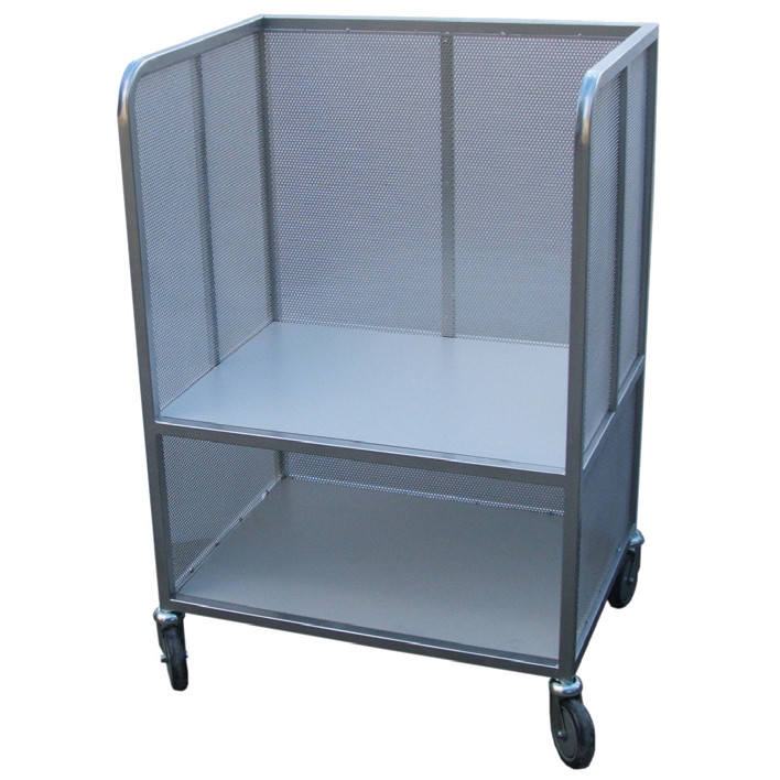 3 Sided 2 Shelf Trolley (FSKY5)