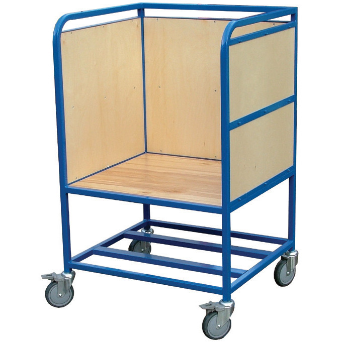 3 Sided Raised Flat Base Trolley (FSRK3)