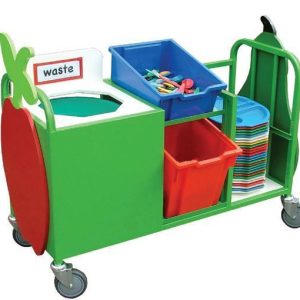 Mini Waste Trolley With Pull Out Shelf (9SDJTN)