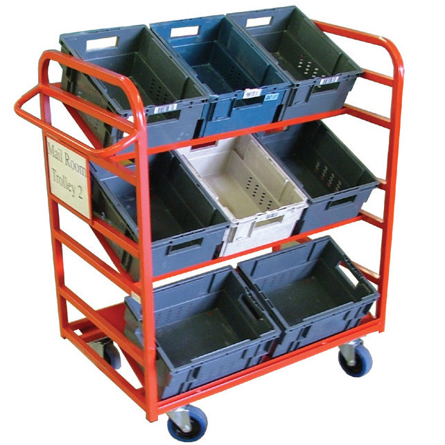 6 Large Tote Box Trolley (TOB2)