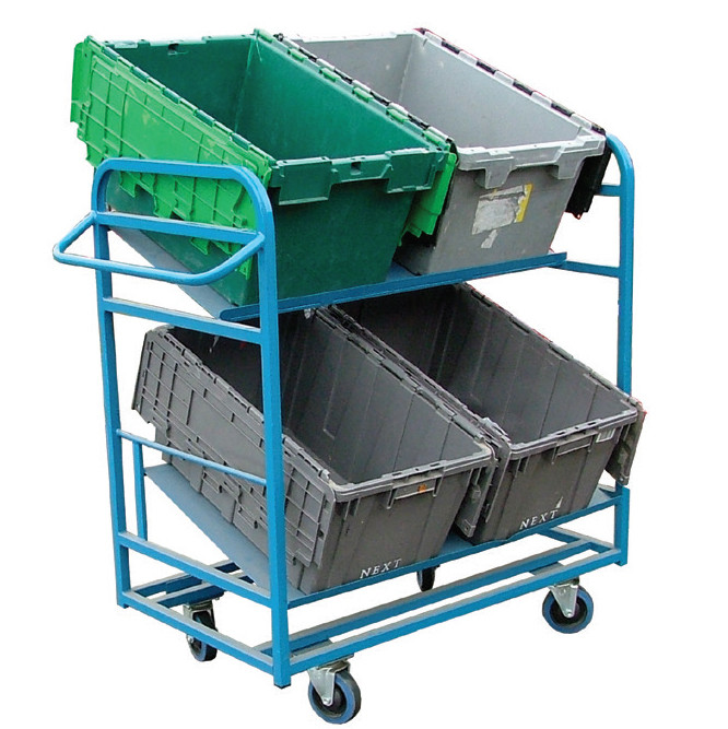 4 Large Tote Box Trolley (TOB7)