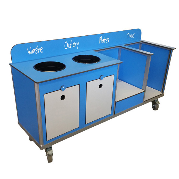 Medium Aqua Smart Clearing Trolley (Secondary Design) (CTT14)