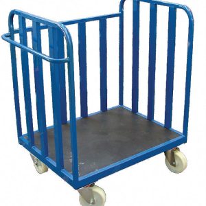 3 Sided Flat Base Trolley With Large Wheels (FSKY1)