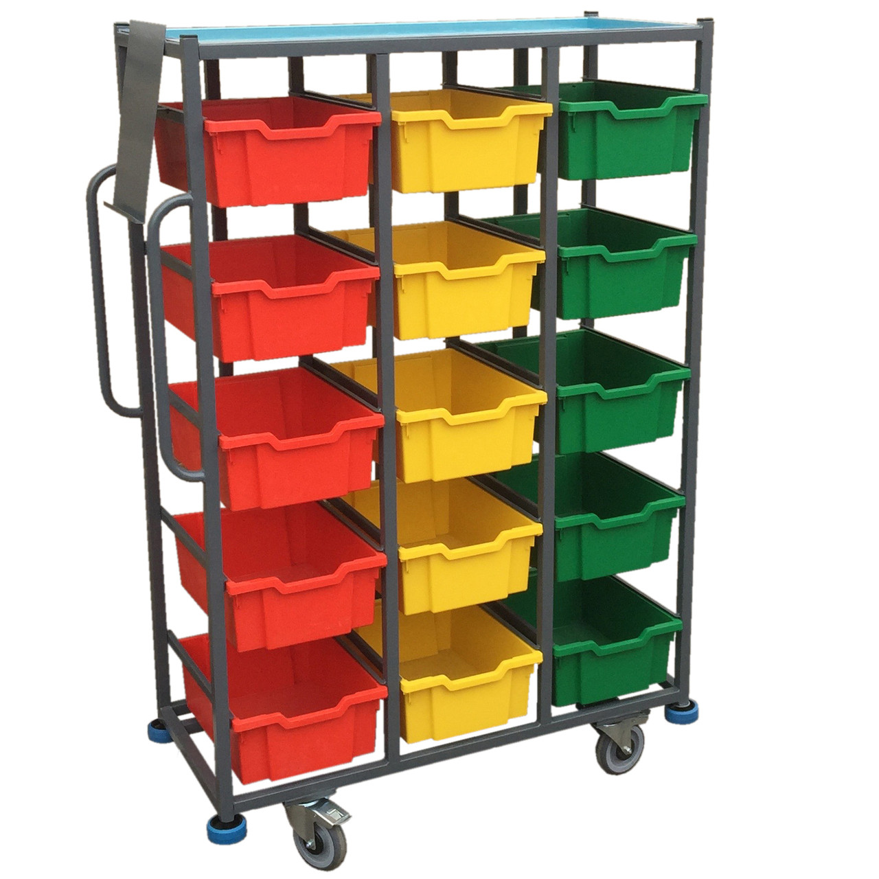 15 Tray Storage Trolley With Boxes (CD46)