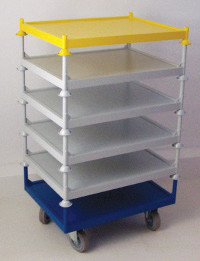 Stacking Stillage Trolley Bespoke Sizing – Base
