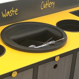 Aqua Smart Clearing Trolley With Cutlery Catcher