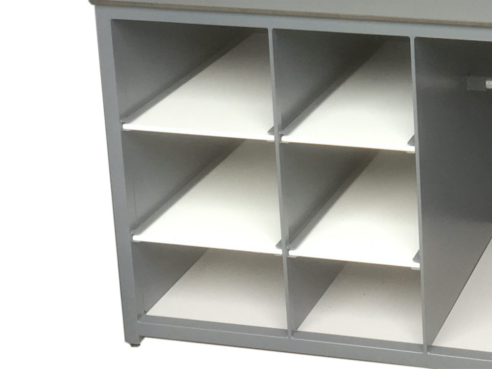 Packing Bench Pigeonhole Storage