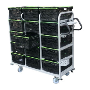 Picking Trolley With Device Holder and Handles