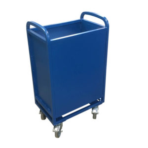 Blue Spring Loaded Trolley