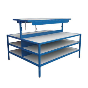 Double Sided Work Station With Lights