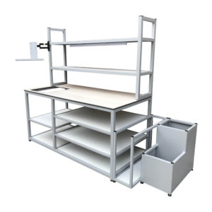 Multi Level Shelf Packing Bench