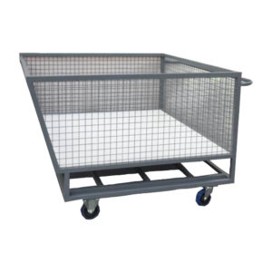 Large Industrial Mesh Compartment Trolley