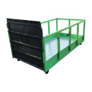 Large Flatbed Trolley With Loading Ramp