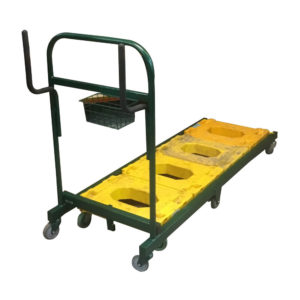 Dolly Pusher Trolley With Multiple Dollies