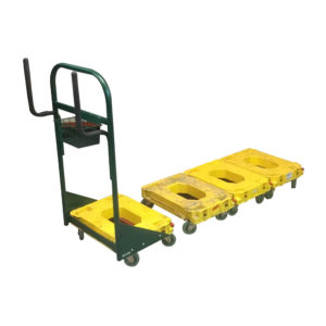 Dolly Pusher Trolley With Multiple Dollies