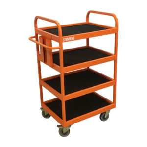 Four Shelf Steel Trolley